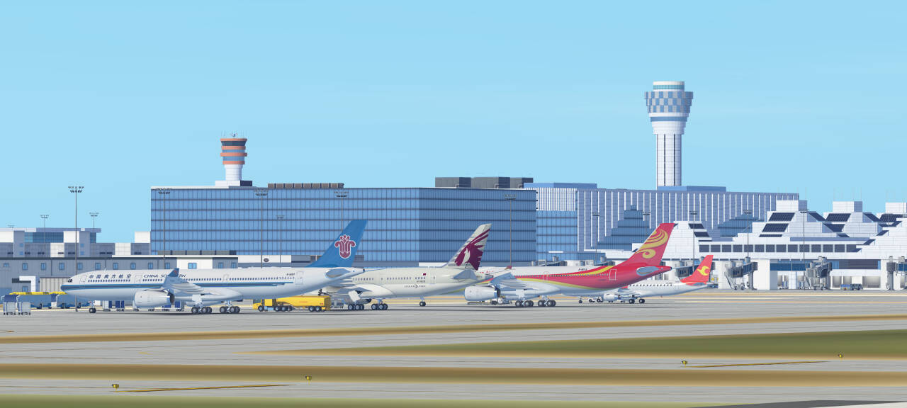 飞行训练完合照